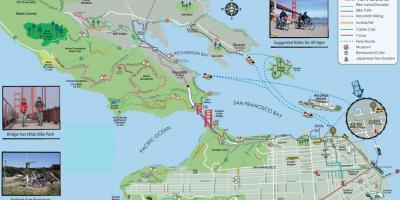 خريطة سان فرانسيسكو جولة الدراجة
