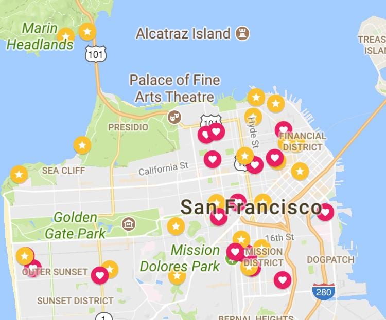 خريطة San Francisco
