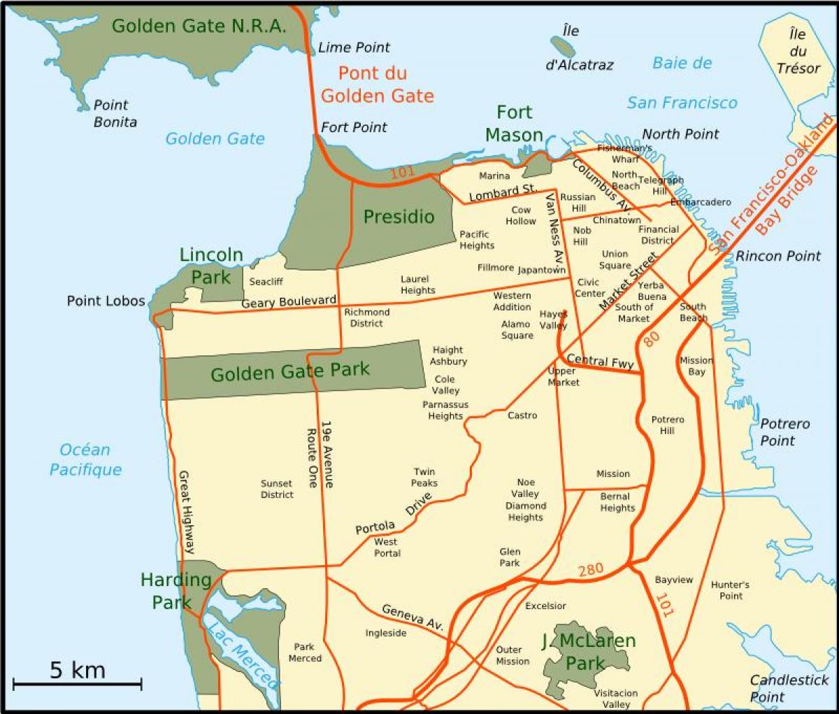 خريطة أكبر منطقة الخليج