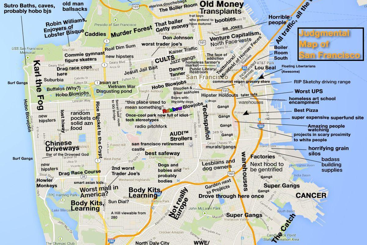 خريطة حكمية سان فرانسيسكو