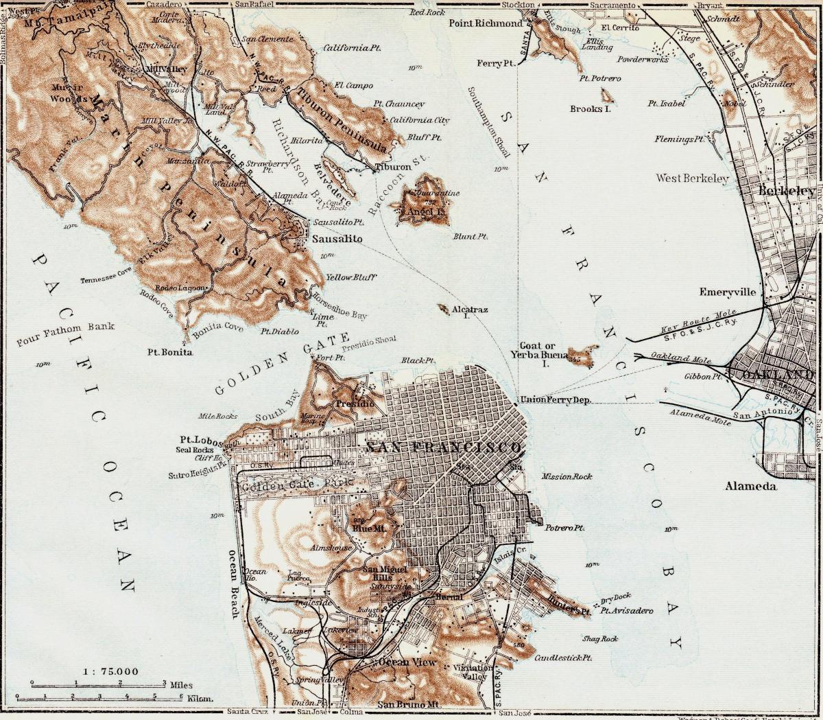 خريطة خمر سان فرانسيسكو 