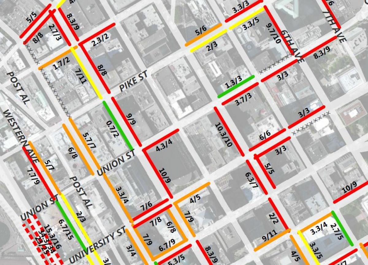 خريطة سان فرانسيسكو 2 ساعة وقوف السيارات