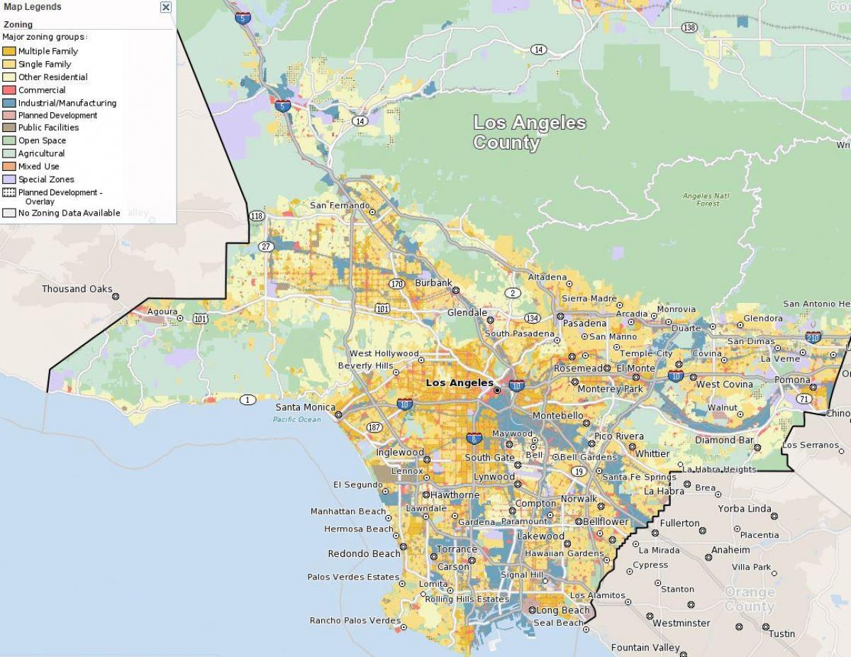 خريطة سان فرانسيسكو التقسيم 