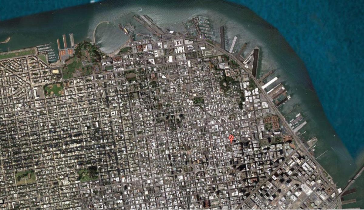 خريطة سان فرانسيسكو قنوات