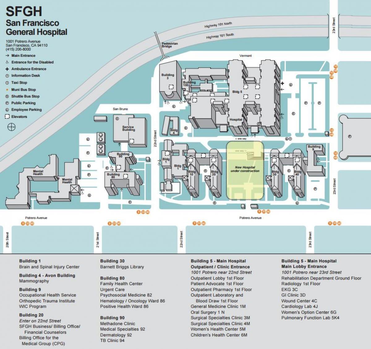 SFgh خريطة الحرم الجامعي