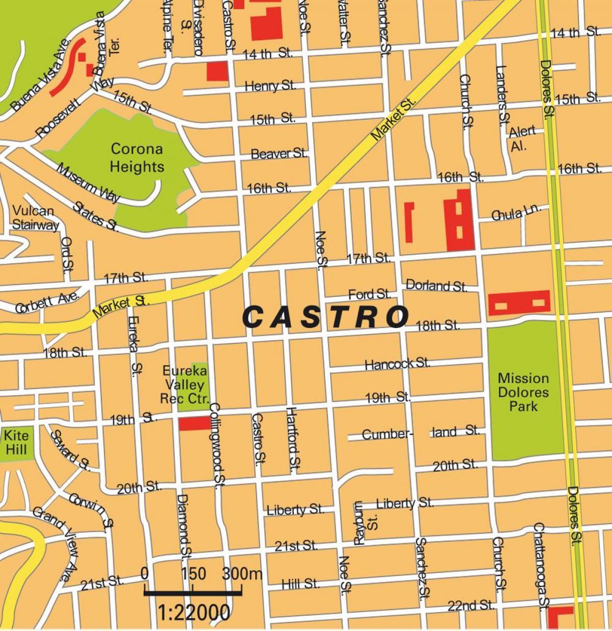 خريطة كاسترو في سان فرانسيسكو
