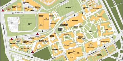 جامعة ولاية سان فرانسيسكو خريطة الحرم الجامعي