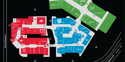 سان فرانسيسكو premium outlets خريطة