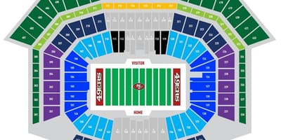 خريطة 49ers وقوف السيارات 