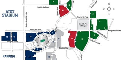 At&t park مواقف خريطة