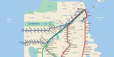 SFmta موني خريطة