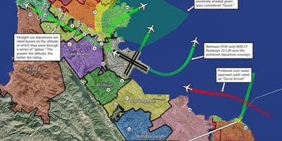 KSFO خريطة