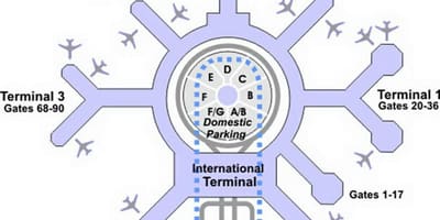 خريطة SFO محطة ز