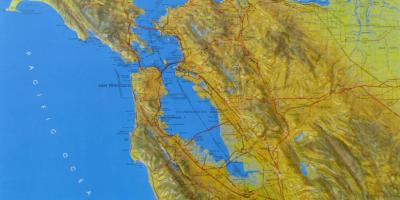 خريطة سان فرانسيسكو الإغاثة